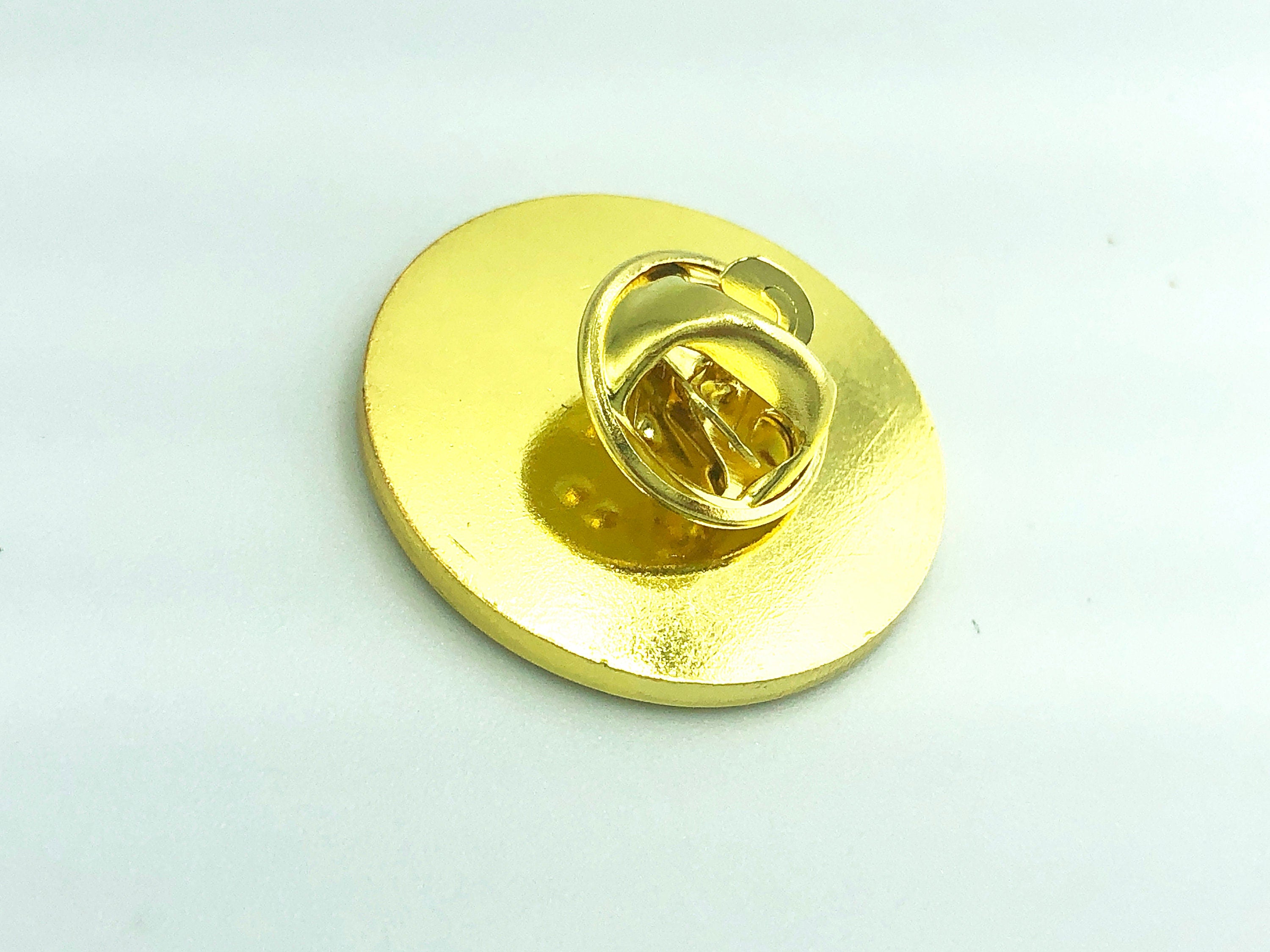 Registered Nurse Paramedic Medic Red Round Lapel Pin Badge Brooch