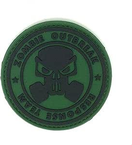 Zombie Outbreak Response Team Gasmask PVC Tactical Airsoft Paintball Morale Patch