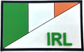 Ireland Irish Diagonal IRL Flag Tactical PVC Airsoft Paintball Cosplay Team Patch