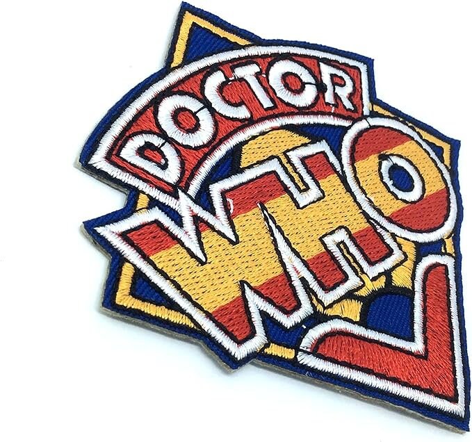 Dr Who Retro Emblem Embroidered Cosplay Kids Fancy Dress Patch