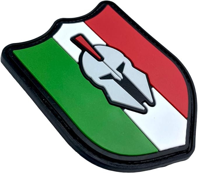 Italy Italian Italia Centurion Tricolour Flag Airsoft PVC Morale Cosplay Team Patch