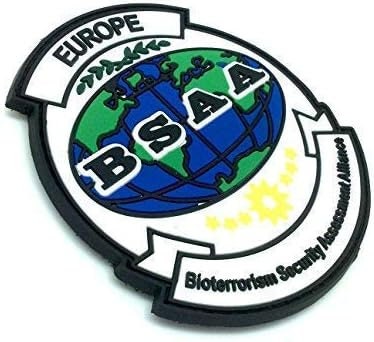 BSAA Europe Airsoft Paintball PVC Morale Fan Cosplay Patch