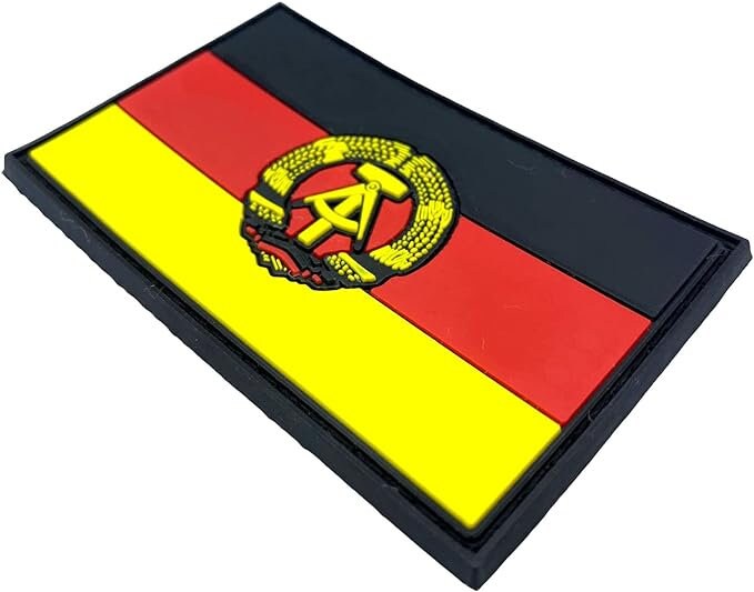 East Germany DDR Flag Airsoft Paintball PVC Morale Patch