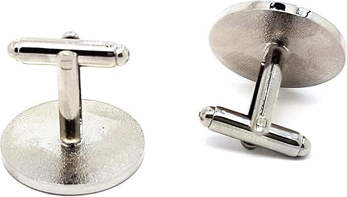 Silver Battlestar Galactica BSG 75 Officer Sci Fi Cosplay Cufflinks in Presentation Box