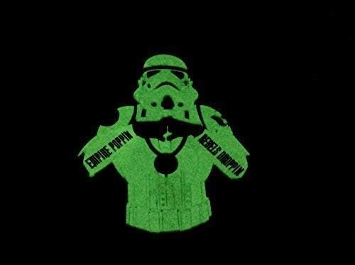 Empire Poppin Rebels Droppin Stormtrooper Glow In The Dark Tactical Cosplay Airsoft PVC Fan Morale Sci Fi Patch