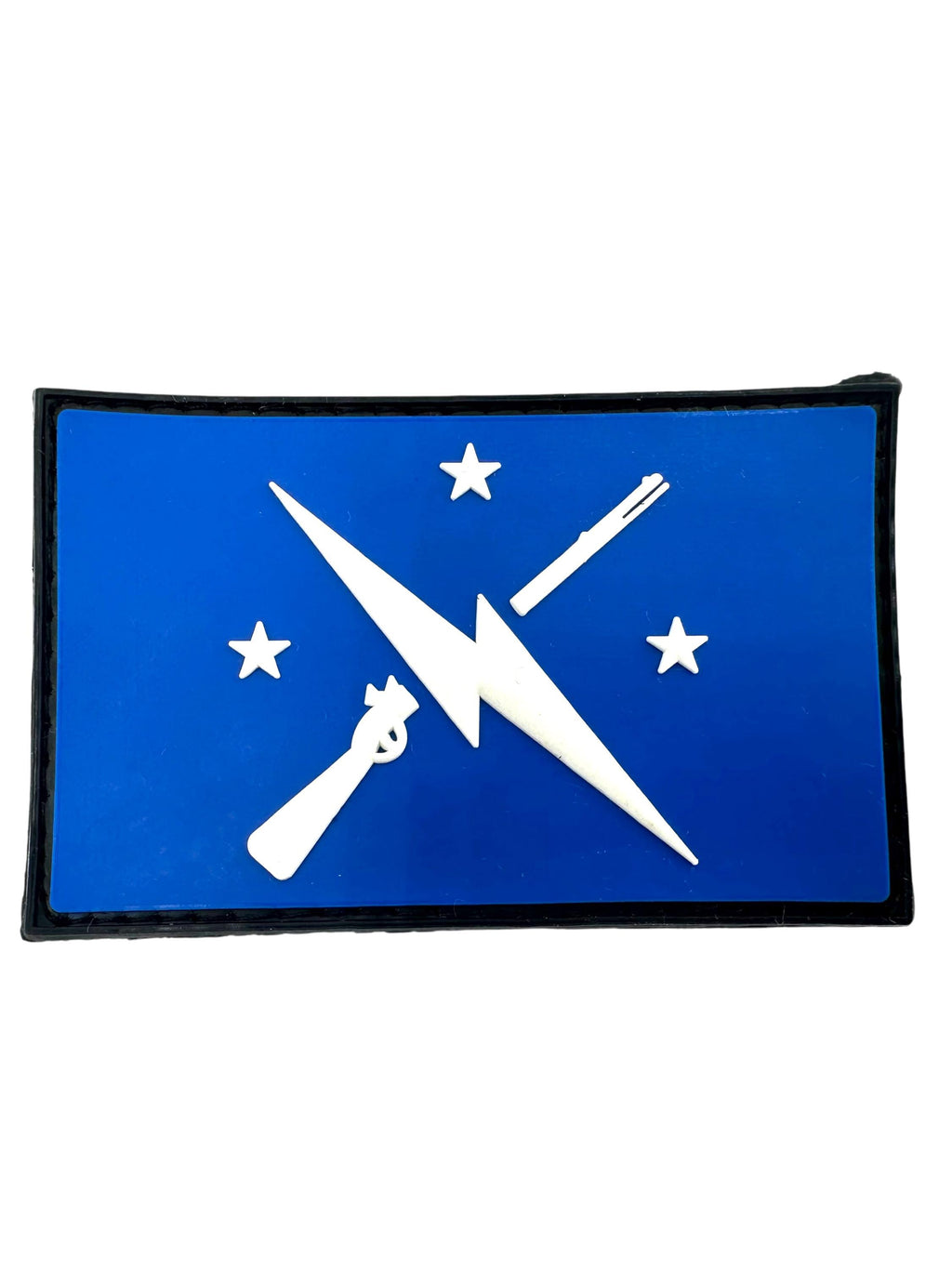 Commonwealth Minute Men Glow in The Dark Lightning Bolt Flag Airsoft Paintball PVC Morale Fan Patch