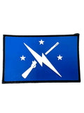 Commonwealth Minute Men Glow in The Dark Lightning Bolt Flag Airsoft Paintball PVC Morale Fan Patch