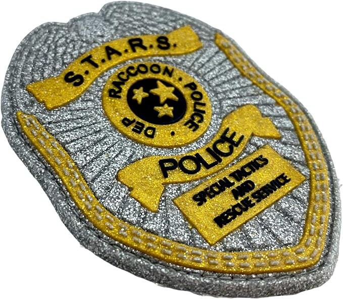 STARS Raccoon Dept Shield Airsoft Paintball PVC Morale Cosplay Fan Patch