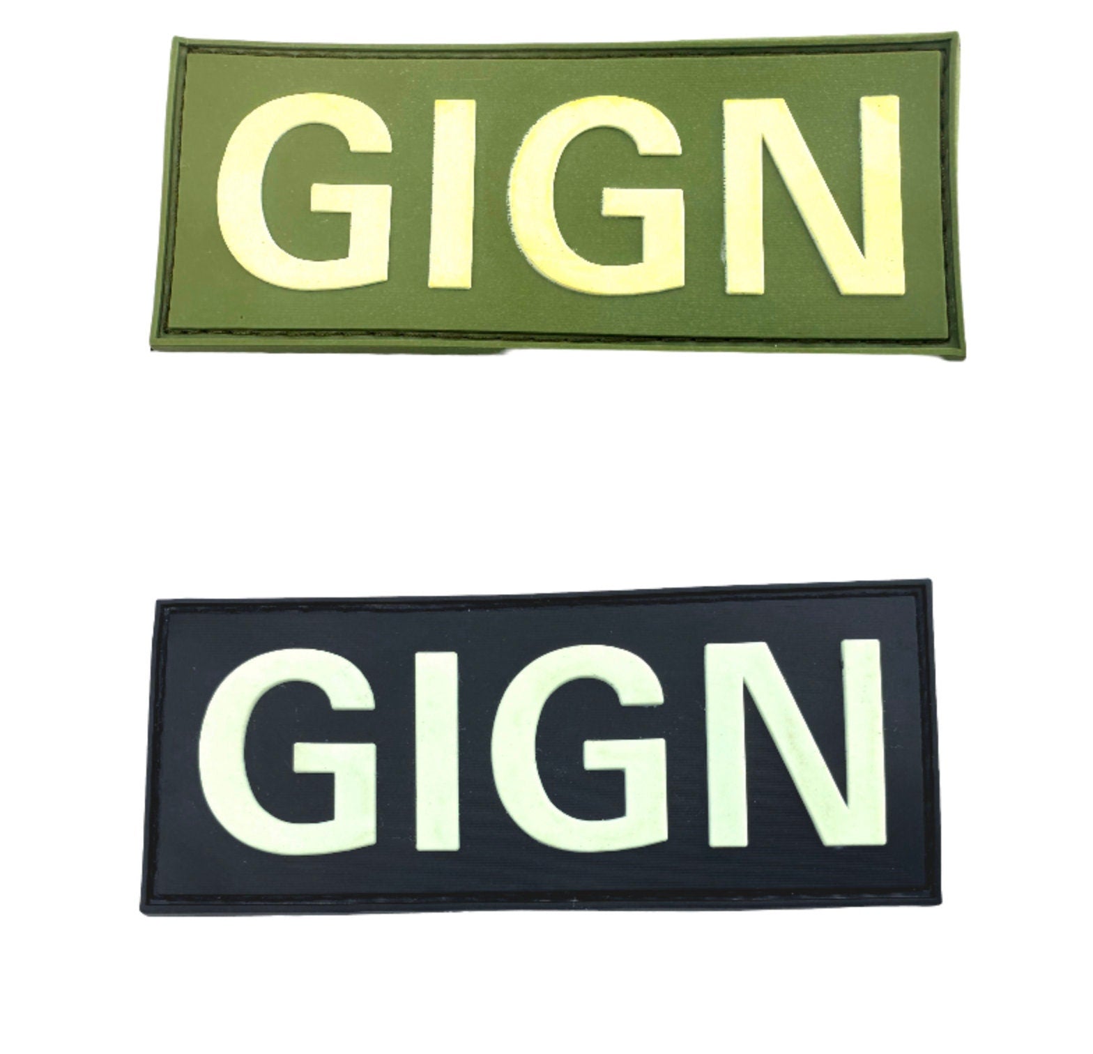 GIGN Groupe d'intervention de la Gendarmerie Nationale Glow in The Dark Tactical Airsoft Paintball PVC Morale Patch