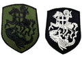 Knights Templar St George & Dragon Crusader Tactical Embroidered Airsoft Morale Patch