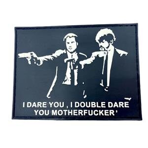 I Dare You, I Double Dare You Airsoft Paintball PVC Morale Fan Patch