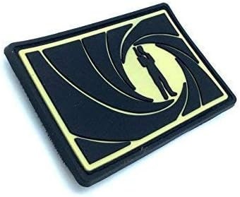 007 Silhouette Tactical PVC Airsoft Paintball Cosplay Fan Patch