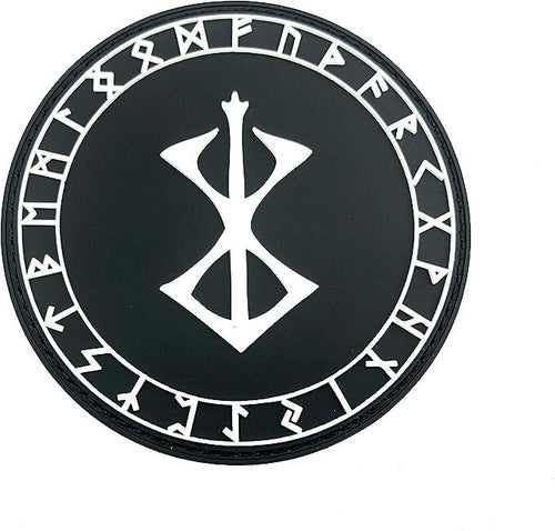 Berserk Berserker Brand Of Sacrifice Norse Rune Viking PVC Airsoft Paintball Morale Patch