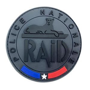 Nationale Raid French Emblem PVC Airsoft Paintball Cosplay Morale Patch