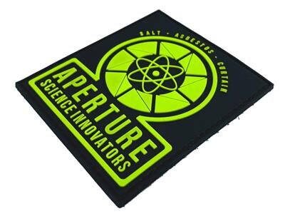 Aperture Science Innovators Portal PVC Airsoft Paintball Cosplay Morale Patch