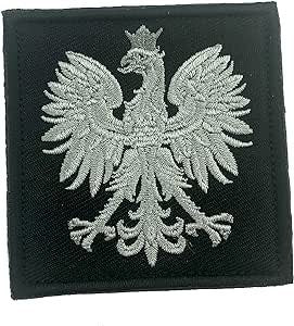 Poland Polish Polska Subdued Eagle Crest Flag Embroidered Airsoft Paintball Cosplay Patch