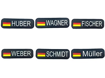Deutschland German Germany DEU Flag Name Tags ID Glow in The Dark Airsoft Paintball PVC Morale Cosplay Patch