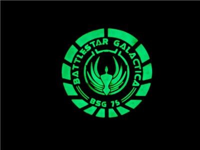 Battlestar BSG 75 Officer Sci Fi PVC Airsoft Paintball Cosplay Morale Fan Patch