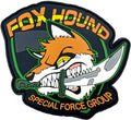 Foxhound Special Forces Group MGS Crazy Fox Tactical PVC Airsoft Paintball Cosplay Patch