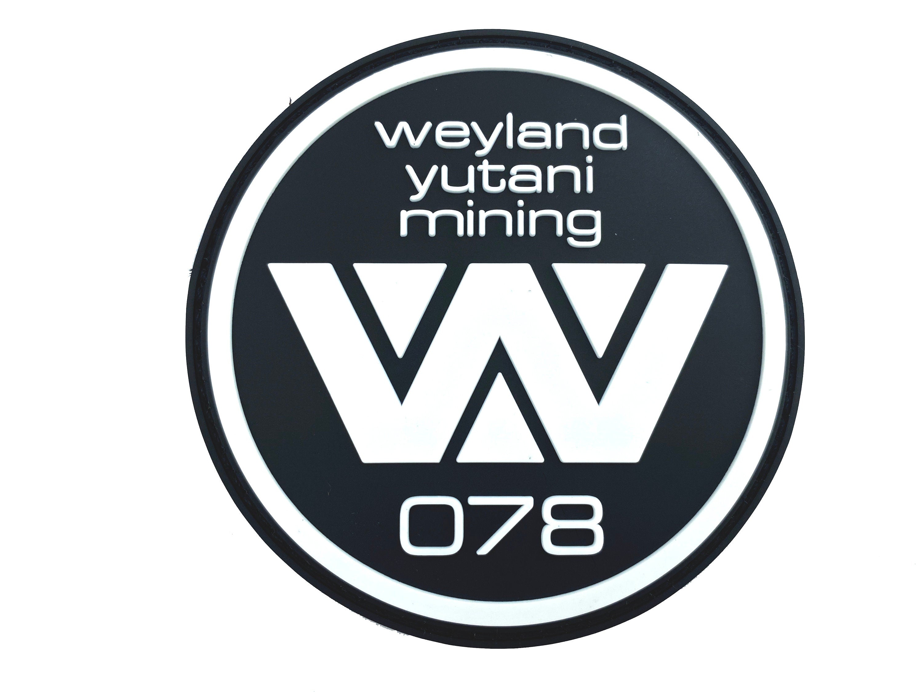 Weyland Yutani Mining Cosplay PVC Airsoft Paintball Morale Fan Patch