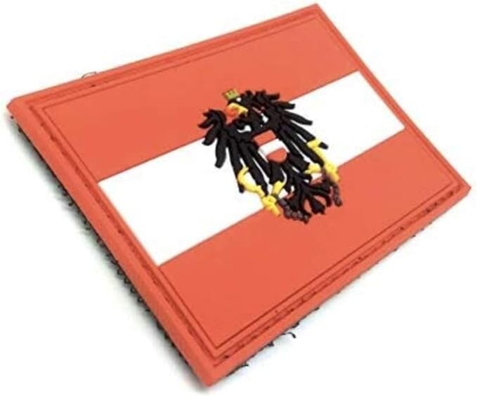 Austria Austrian Österreich Crest Flag PVC Airsoft Paintball Morale Patch