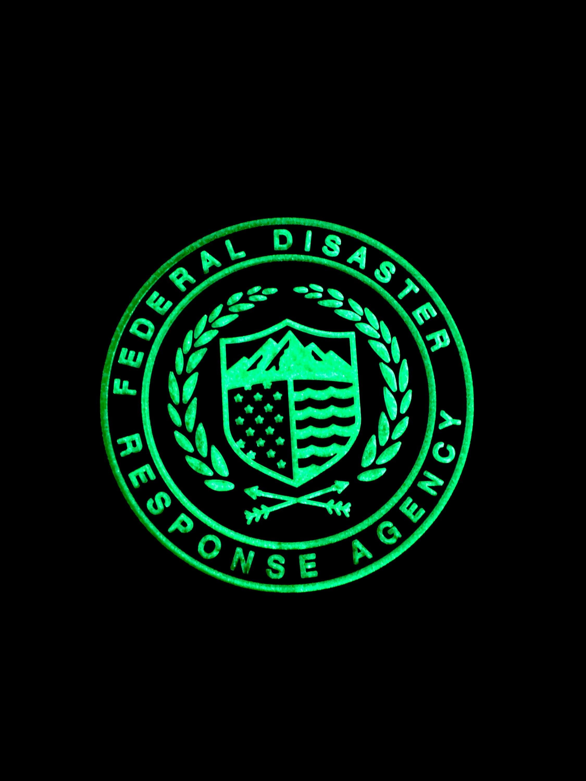 Federal Disaster Response Agency FEDRA Tactical Airsoft Paintball PVC Morale Patch
