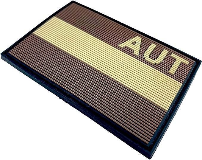 Austrian Austria AUT Österreich Subdued Flag Tactical Airsoft PVC Morale Patch