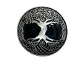 Tree Of Life Rune Norse Viking Silver Metal Pin Badge Brooch