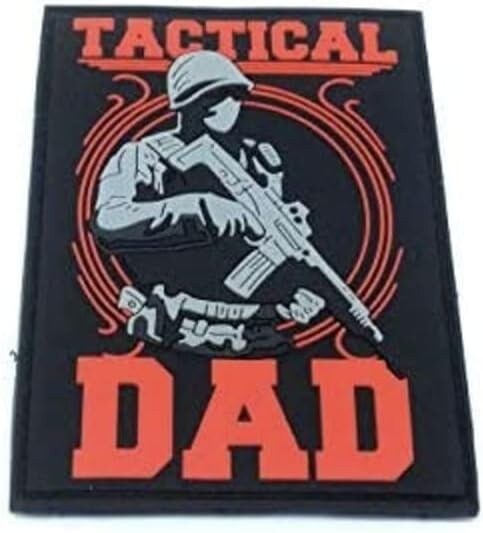 Tactical Dad Soldier PVC Airsoft Paintball Morale Patch