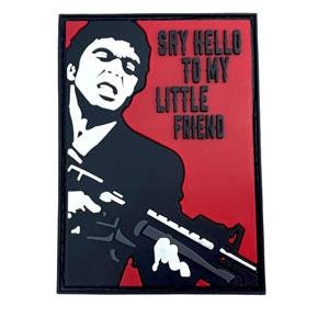 Say Hello To My Little Friend Al Pacino Tactical PVC Airsoft Patch