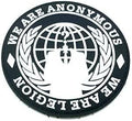 We Are Anonymous, We Are Legion Cosplay PVC Airsoft Paintball Morale Patch