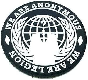 We Are Anonymous, We Are Legion Cosplay PVC Airsoft Paintball Morale Patch