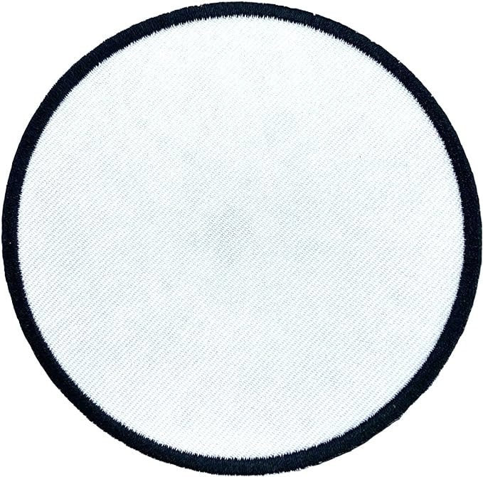 Round Hook Backed Sublimation Blank Patches for DIY Custom Patches