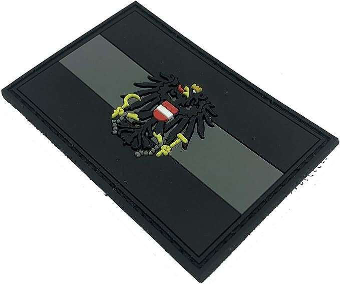 Austria Austrian Österreich Crest Flag PVC Airsoft Paintball Morale Patch