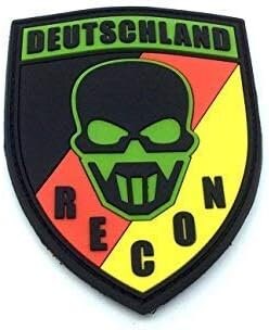Deutschland German Germany Ghost Recon PVC Airsoft Paintball Team Patch