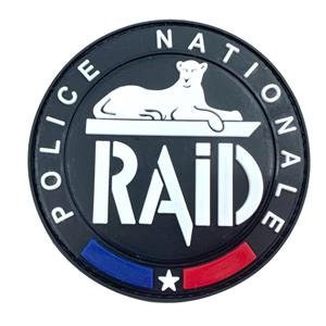 Nationale Raid French Emblem PVC Airsoft Paintball Cosplay Morale Patch