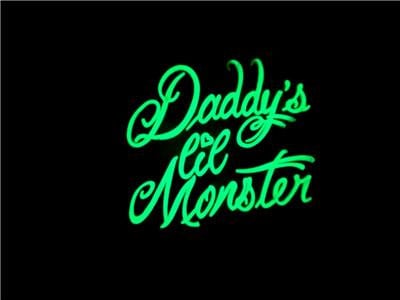 Daddy's Lil Monster Harley Quinn Tattoo Airsoft Paintball PVC Morale Cosplay Patch
