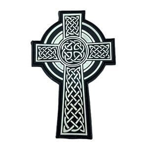 Celtic Cross Rune Airsoft Paintball PVC Morale Cosplay Patch