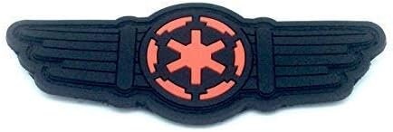 Tie Fighter Pilot Wings PVC Airsoft Paintball Morale Cosplay Patch