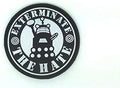 Exterminate The Hate Dalek Cosplay PVC Airsoft Paintball Morale Fan Patch