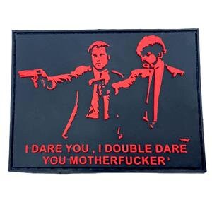 I Dare You, I Double Dare You Airsoft Paintball PVC Morale Fan Patch