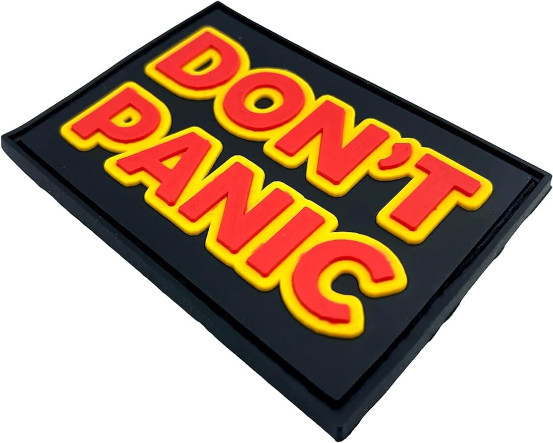 Don't Panic Tactical Airsoft Paintball PVC Morale Patch