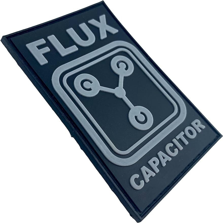 Flux Capacitor Back to the Future Tactical Airsoft Paintball PVC Morale Cosplay Fan Patch