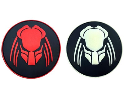 Predator Round Tactical Airsoft Paintball PVC Morale Cosplay Fan Patch