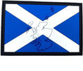 Embossed Scotland Country Scottish Saltire Flag St Andrew's Cross PVC Airsoft Paintball Team Patch