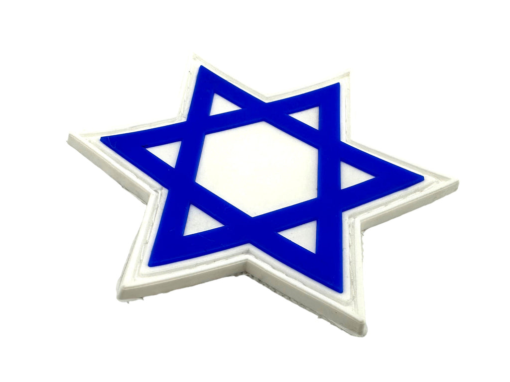 Star of David Israel Flag Tactical PVC Airsoft Paintball Cosplay Patch