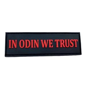 In Odin We Trust Viking Norse Rune PVC Airsoft Paintball Morale Patch