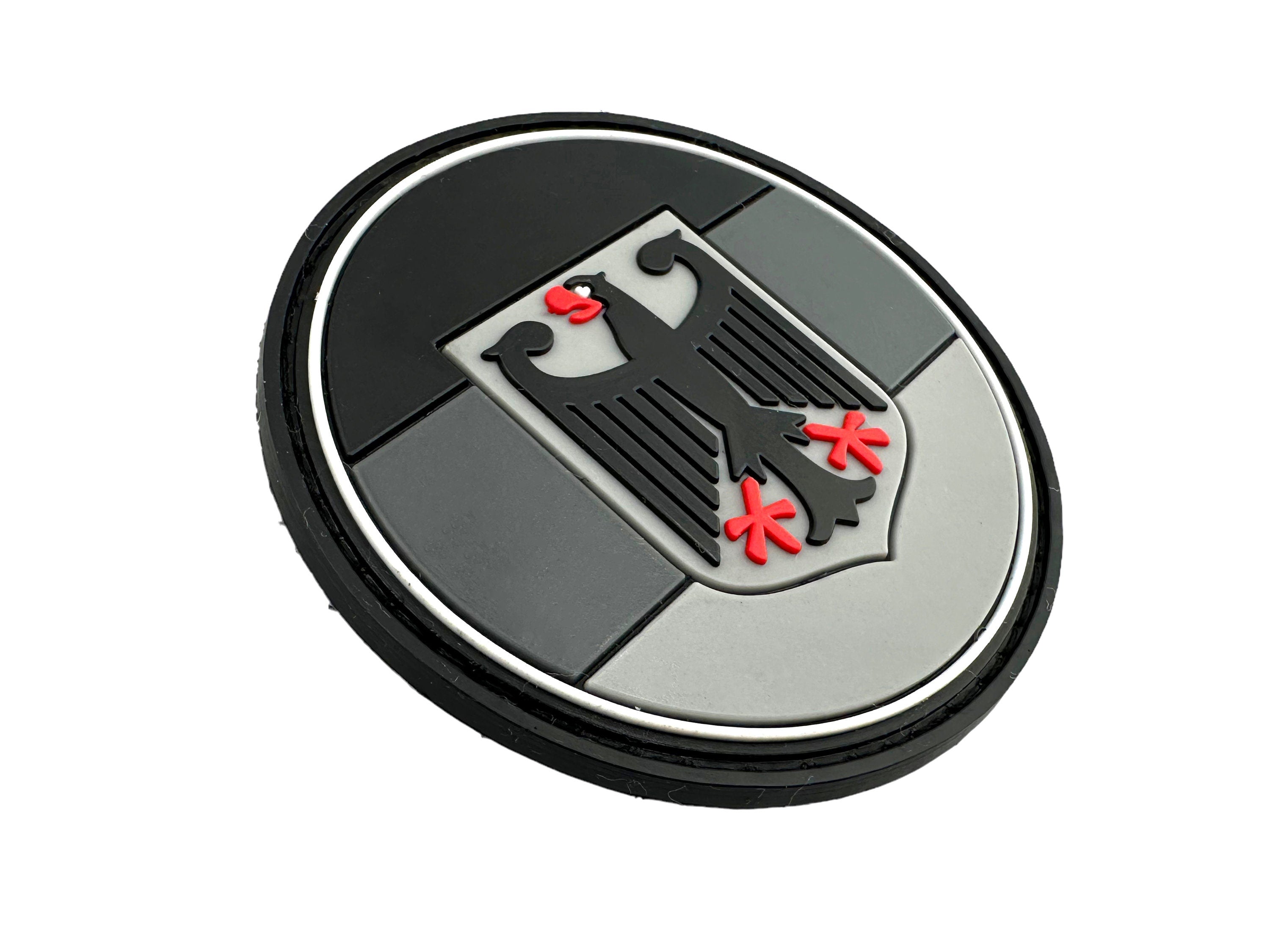 Deutschland German Royal Coat of Arms Imperial Eagle Flag Round Airsoft PVC Patch