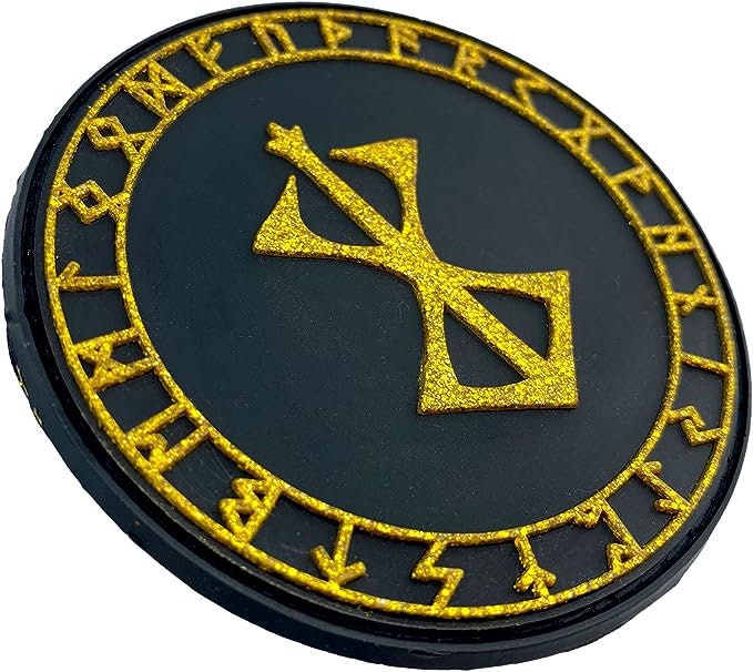 Berserk Berserker Brand Of Sacrifice Norse Rune Viking PVC Airsoft Paintball Morale Patch