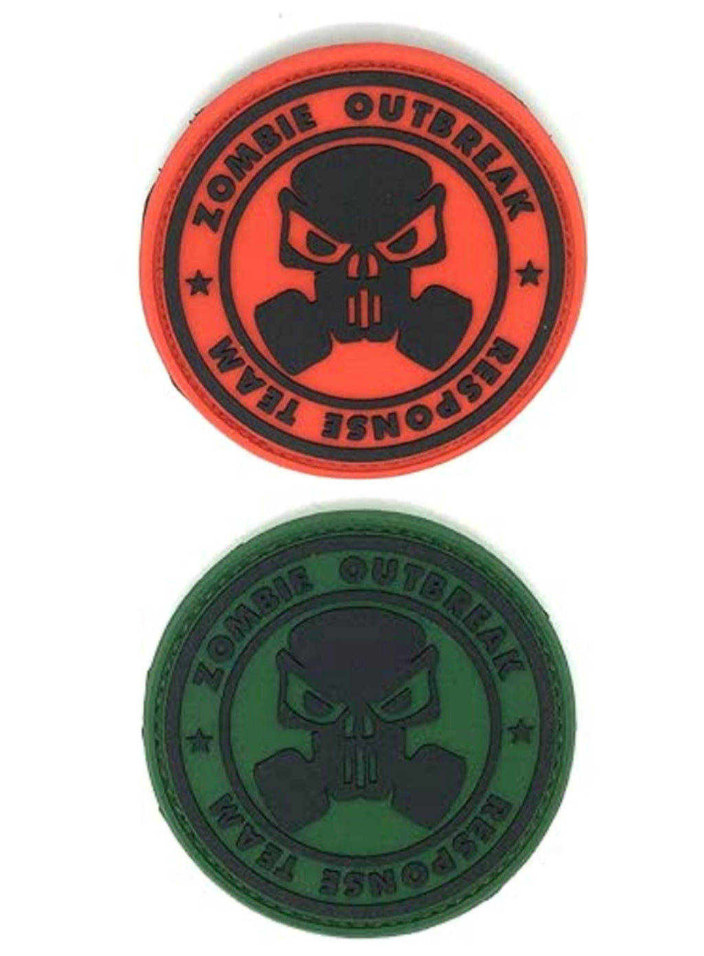 Zombie Outbreak Response Team Gasmask PVC Tactical Airsoft Paintball Morale Patch